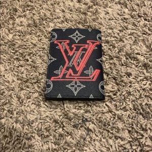 Louis Vuitton Multiple Wallet monogram upside down